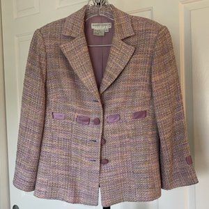 Maggy London Purple/Speckles Jacket